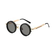Óculos De Sol Redondos Polarizados Masculinos Ajustáveis UV400 Para Pesca Estilo Retrô Punk Para