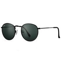 Óculos de sol redondos Pro Acme para mulheres e homens, lentes clássicas de cristal, óculos de sol de metal circular retrô, 55 mm (lente de cristal totalmente preta) Óculos de sol redondos Pro Acme para mulheres e homens, lentes clássicas de cristal, óculos de sol de metal circular retrô, 55 mm (lente de cristal totalmente preta)