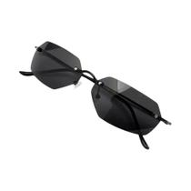 Óculos De Sol Retangulares Masculinos Polarizados Com Proteção UV E Anti-luz Azul Para Dirigir