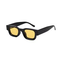 Óculos De Sol Retangulares Polarizados Retro Para Mulheres UV400 Clássicos Vintage Pretos Estilo Óculos De Sol Retangulares Polarizados Retro Para Mulheres UV400 Clássicos Vintage Pretos Estilo