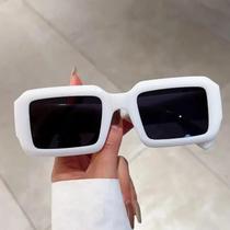 Óculos De Sol Retangulares Retrô Punk Femininos, Estilo Hip Hop, Para Caminhada Masculina