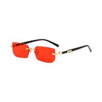 Óculos de Sol Retangulares Unissex UV400 - Estilo Retro e Moda