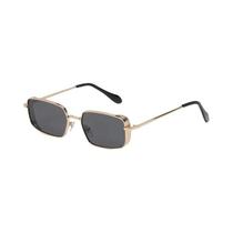 Óculos De Sol Retangulares Vintage Punk Para Mulheres UV400, Estilo Designer