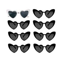 Óculos de Sol Retrô Feminino Formato Coração - Óculos de Gato para Casamento, Noivado e Festa