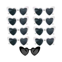 Óculos de Sol Retrô Feminino Formato Coração - Óculos de Gato para Casamento, Noivado e Festa