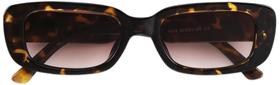 Óculos De Sol Retro Futura Lente Leopardo