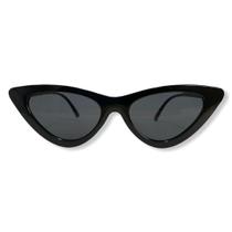 Óculos De Sol Retrô Gatinho Proteção Uv Preto Blogueira Moda