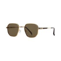 Óculos De Sol Retro Masculinos Estilo Europeu-Americano Com Armação Quadrada De Metal