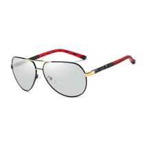 Óculos de Sol Rosybee Fotocromático com Lentes Polarizadas Antirreflexo e Proteção UV400 Fashion