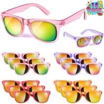 Óculos de sol Rugort Kids Age 3-8 com proteção UV400, 12 pacotes