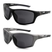 Óculos de Sol Ryegis Bifocais UV400 Esportivos - Pacote com 2 Óculos de Sol Ryegis Bifocais UV400 Esportivos - Pacote com 2