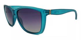 Óculos de sol secret iris matte green gradient gray polarized