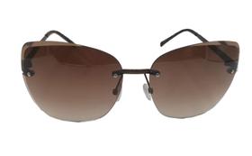 Óculos De Sol Sem Aro feminino Quadrado luxo Grande Classico