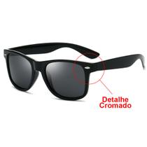 Óculos de Sol Sem Grau - Sunglass cor Preto - Óculos Escuros