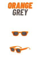 Óculos De Sol Série L Trec Retangular Retrô unissex, Óculos Espelhados Coloridos Vintage