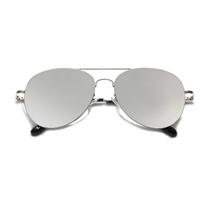 Óculos de sol SOJOS Classic Aviator SJ1030 Silver/Silver Unissex