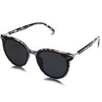 Óculos de sol SOJOS Classic Round SJ2067 para mulheres/homens com lente cinza Óculos de sol SOJOS Classic Round SJ2067 para mulheres/homens com lente cinza