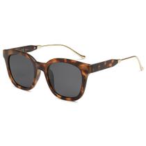 Óculos de sol SOJOS Classic Square Polarized UV400 Dark Tortoise Óculos de sol SOJOS Classic Square Polarized UV400 Dark Tortoise