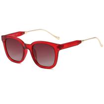 Óculos de sol SOJOS Classic Square Polarized UV400 Vermelho/Borgonha Óculos de sol SOJOS Classic Square Polarized UV400 Vermelho/Borgonha