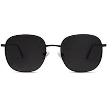 Óculos de sol SOJOS Classic Square SJ1137 para mulheres/homens preto/cinza