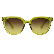 Óculos de sol SOJOS redondos polarizados para mulheres amarelo claro