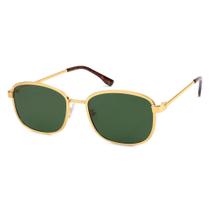 Óculos de sol SOJOS Retro Retângulo Polarizado SJ1225 Dourado/Verde Escuro Óculos de sol SOJOS Retro Retângulo Polarizado SJ1225 Dourado/Verde Escuro