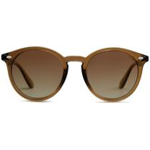 Óculos de sol SOJOS Retro Round Polarized SJ2069 para mulheres/homens