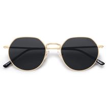 Óculos de sol SOJOS Round Polygon SJ1157 polarizados para mulheres e homens