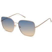 Óculos de sol SOJOS SJ1146 Trendy Oversize Square Metal Frame