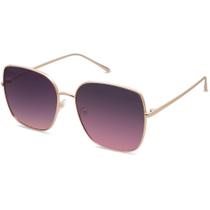 Óculos de sol SOJOS Trendy Oversized Square Metal Frame SJ1146