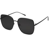 Óculos de sol SOJOS Trendy Oversized Square Metal Frame SJ1146