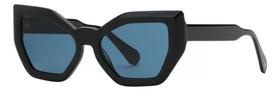 Óculos De Sol Spektre Acetato Preto, Lentes Cinza Oceano Óculos De Sol Spektre Acetato Preto, Lentes Cinza Oceano