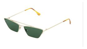 Óculos De Sol Spektre Assimetrico Dourado, Lentes G15 Oceano Óculos De Sol Spektre Assimetrico Dourado, Lentes G15 Oceano