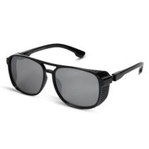 Óculos De Sol Steampunk Quadrado Proteção UV Premium