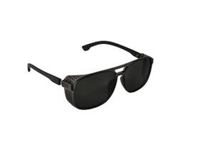 Óculos De Sol Steampunk Quadrado Proteção Uv