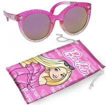Óculos de Sol Sun-Staches Barbie - Com Glitter Rosa e Proteção UV400