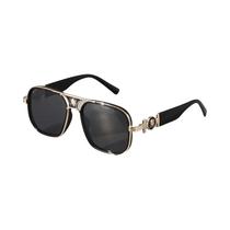 Óculos De Sol Super Grandes Retro Com Gradiente De Cor E Decoração De Cabeça De Cobra Estilo Y2K