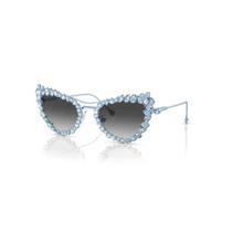 Óculos de Sol Swarovski Azul Claro Fosco 0SK7011 40198G56 Óculos de Sol Swarovski Azul Claro Fosco 0SK7011 40198G56