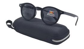 Óculos de Sol SydeStyle Polarizados Bifocais Redondos Pretos +1,75 Óculos de Sol SydeStyle Polarizados Bifocais Redondos Pretos +1,75