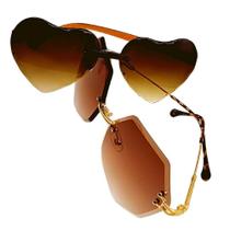 Óculos de Sol Tal Mãe Tal Filha Sextavado UV400