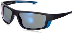 Óculos de sol Timberland TB 9218 02D Preto fosco com flash azul