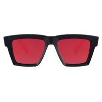 Óculos de sol time square a19s matte black red flash