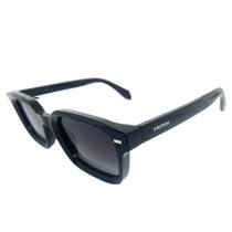 Óculos de Sol Triton Acetato Bordas Largas Unissex Lentes Fumê Degradê UV400