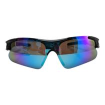 Óculos de Sol Triton Esportivo Acetato Preto Lente Azul Espelhada TRI3482C2
