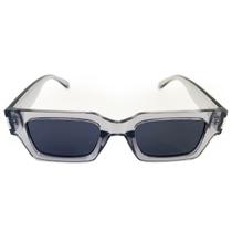 Óculos de Sol Triton MG3586-C5 Armação Acetato Translucido Cinza Lentes Quadradas Fumê UV400 Óculos de Sol Triton MG3586-C5 Armação Acetato Translucido Cinza Lentes Quadradas Fumê UV400