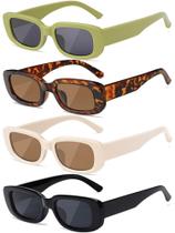 Óculos de Sol Tskestvy Retro Vintage Quadrado Pequeno - Estilo 90s para Mulheres Óculos de Sol Tskestvy Retro Vintage Quadrado Pequeno - Estilo 90s para Mulheres