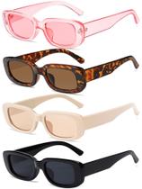 Óculos de Sol Tskestvy Retro Vintage Quadrado Pequeno - UV400 Femininos Óculos de Sol Tskestvy Retro Vintage Quadrado Pequeno - UV400 Femininos