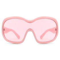 Óculos de sol TYA Oversized Wrap Around Shield 100% UV400 para mulheres e homens