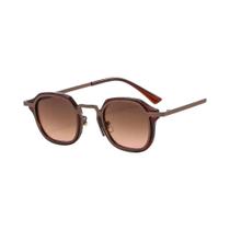Óculos De Sol Unissex Com Armação De Metal Quadrada Pequena, Proteção UV400, Óculos De Sol Para