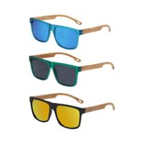 Óculos De Sol Unissex Em Formato Quadrado, Conjunto De 3 Peças, Armação Retangular Oval Para Homens Óculos De Sol Unissex Em Formato Quadrado, Conjunto De 3 Peças, Armação Retangular Oval Para Homens